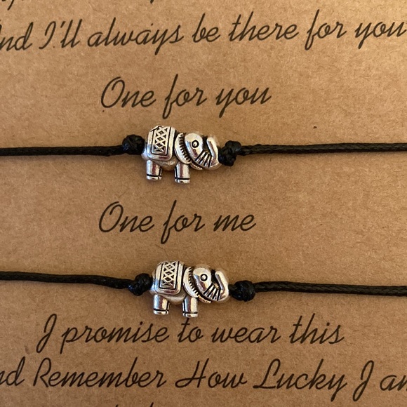 Best friend Elephant bracelets - Picture 3 of 5